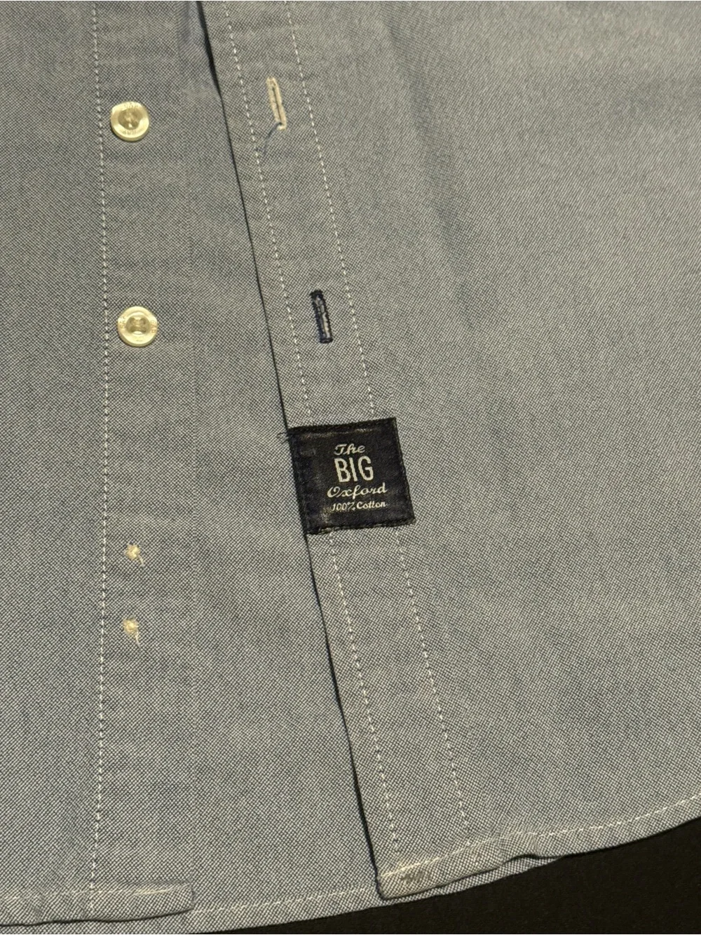GAP Kids  Light Blue Button-Down Oxford Shirt 5-6, Authentic Oxford